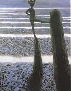 Leon Spilliaert The Posts (mk19) oil on canvas